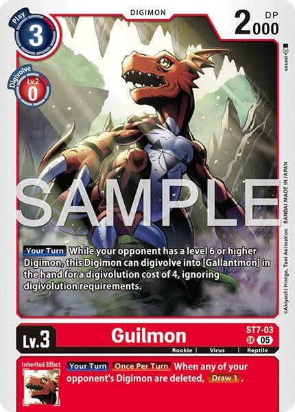 Image for Guilmon - ST7-03 (Reprint) (ST7-03 SR) (Advanced Booster Digimon Generation) - Digimon Card Game
