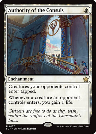 Image for Authority of the Consuls (137) (Lorwyn Eclipsed) - Magic: The Gathering