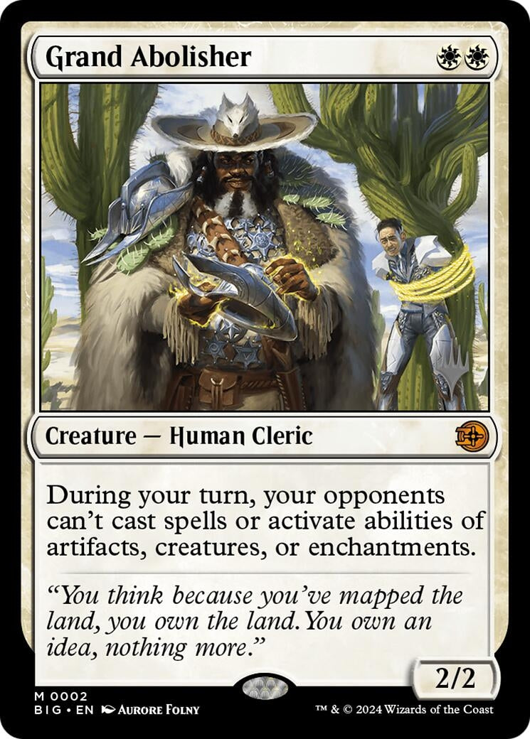 Image for Grand Abolisher (2) (Lorwyn Eclipsed) - Magic: The Gathering