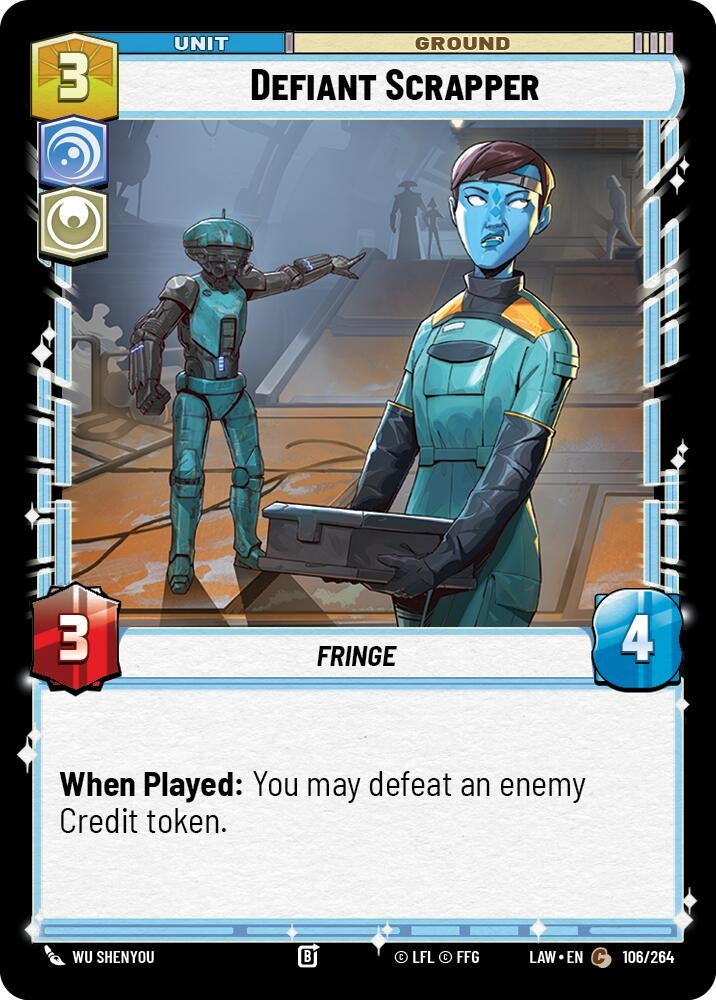 Image for Defiant Scrapper (106/264) (A Lawless Time) - Star Wars: Unlimited