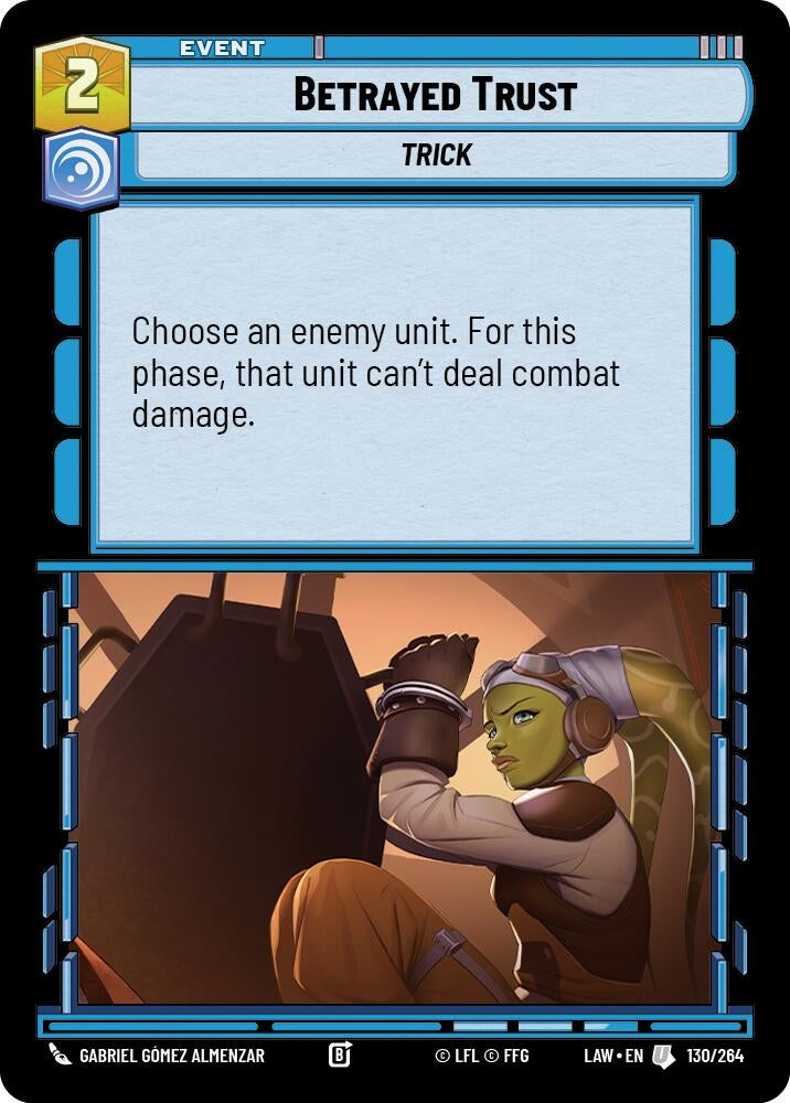 Image for Betrayed Trust (130/264) (A Lawless Time) - Star Wars: Unlimited