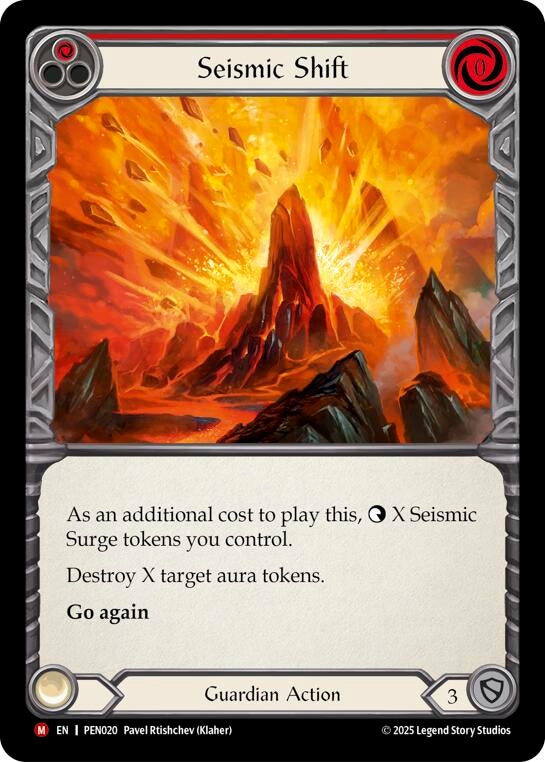 Image for Seismic Shift (Red) (PEN020) (Compendium of Rathe) - Flesh and Blood TCG