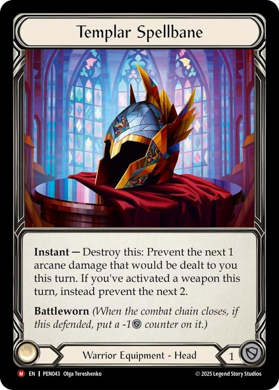 Image for Templar Spellbane (PEN043) (Compendium of Rathe) - Flesh and Blood TCG