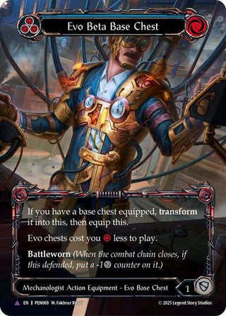 Image for Evo Beta Base Chest (Blue) (Marvel) (PEN069) (Compendium of Rathe) - Flesh and Blood TCG