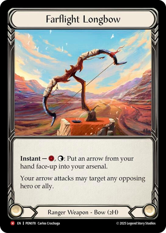 Image for Farflight Longbow (PEN078) (Compendium of Rathe) - Flesh and Blood TCG