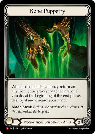Image for Bone Puppetry (PEN151) (Compendium of Rathe) - Flesh and Blood TCG
