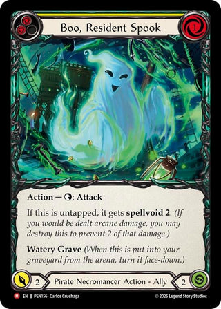 Image for Boo Resident Spook (Yellow) (PEN156) (Compendium of Rathe) - Flesh and Blood TCG