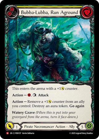 Image for Bubba Lubba Run Aground (Yellow) (PEN157) (Compendium of Rathe) - Flesh and Blood TCG