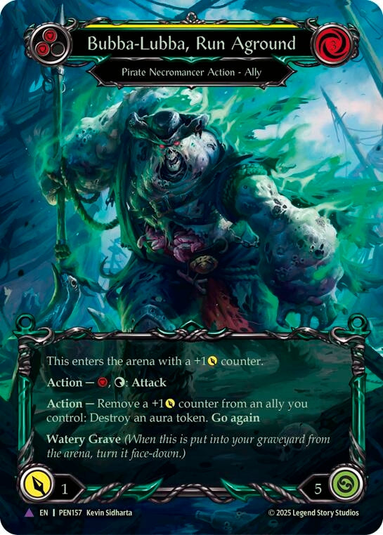 Image for Bubba Lubba Run Aground (Yellow) (Marvel) (PEN157) (Compendium of Rathe) - Flesh and Blood TCG