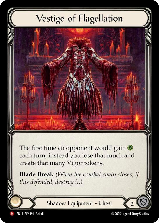 Image for Vestige Of Flagellation (PEN191) (Compendium of Rathe) - Flesh and Blood TCG