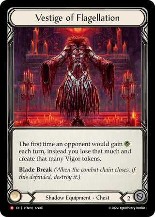 Image for Vestige Of Flagellation (PEN191) (Compendium of Rathe) - Flesh and Blood TCG
