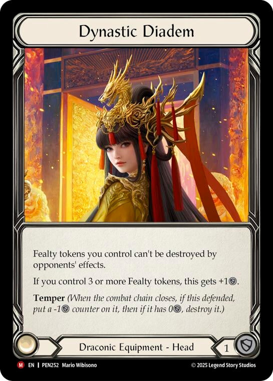 Image for Dynastic Diadem (PEN252) (Compendium of Rathe) - Flesh and Blood TCG
