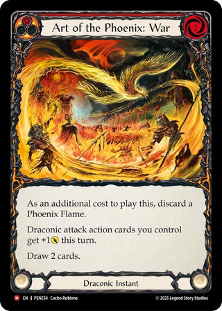 Image for Art Of The Phoenix War (Red) (PEN254) (Compendium of Rathe) - Flesh and Blood TCG