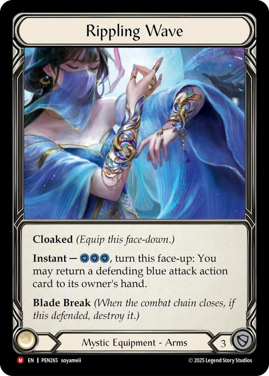 Image for Rippling Wave (PEN265) (Compendium of Rathe) - Flesh and Blood TCG