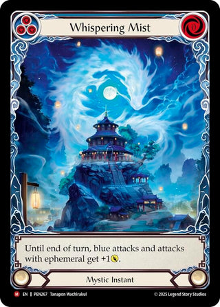 Image for Whispering Mist (Blue) (Extended Art) (PEN267) (Compendium of Rathe) - Flesh and Blood TCG