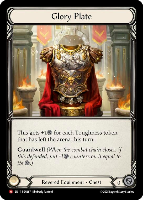 Image for Glory Plate (PEN287) (Compendium of Rathe) - Flesh and Blood TCG