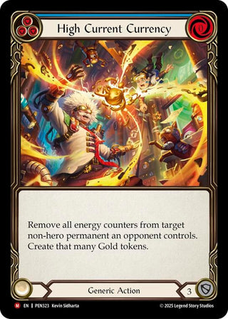 Image for High Current Currency (Blue) (PEN323) (Compendium of Rathe) - Flesh and Blood TCG