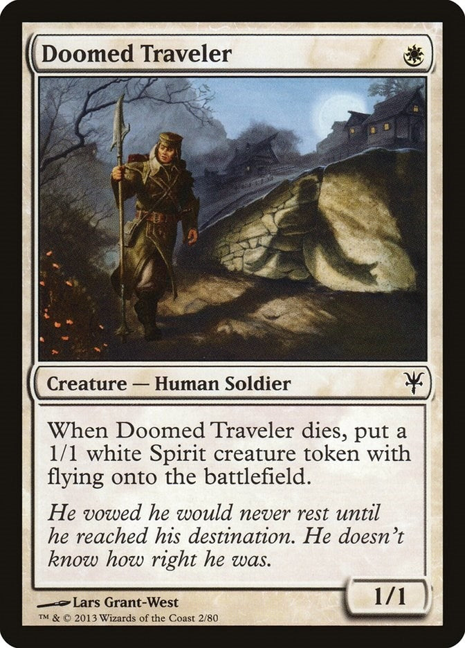 Doomed Traveler (2) [DDK] - MTG Single