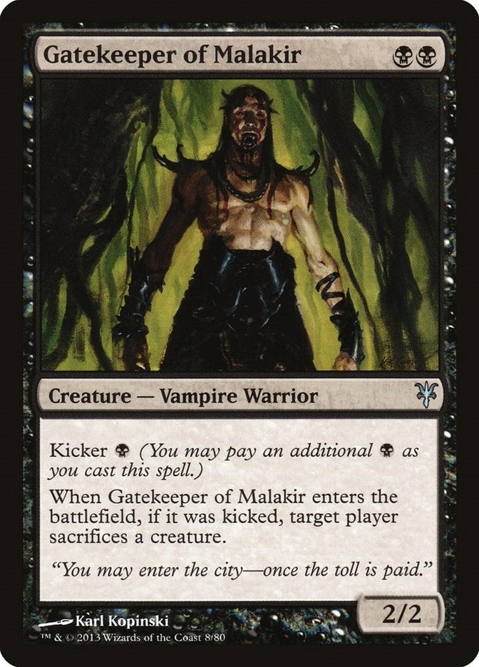 Gatekeeper of Malakir (8) [DDK] - MTG Single