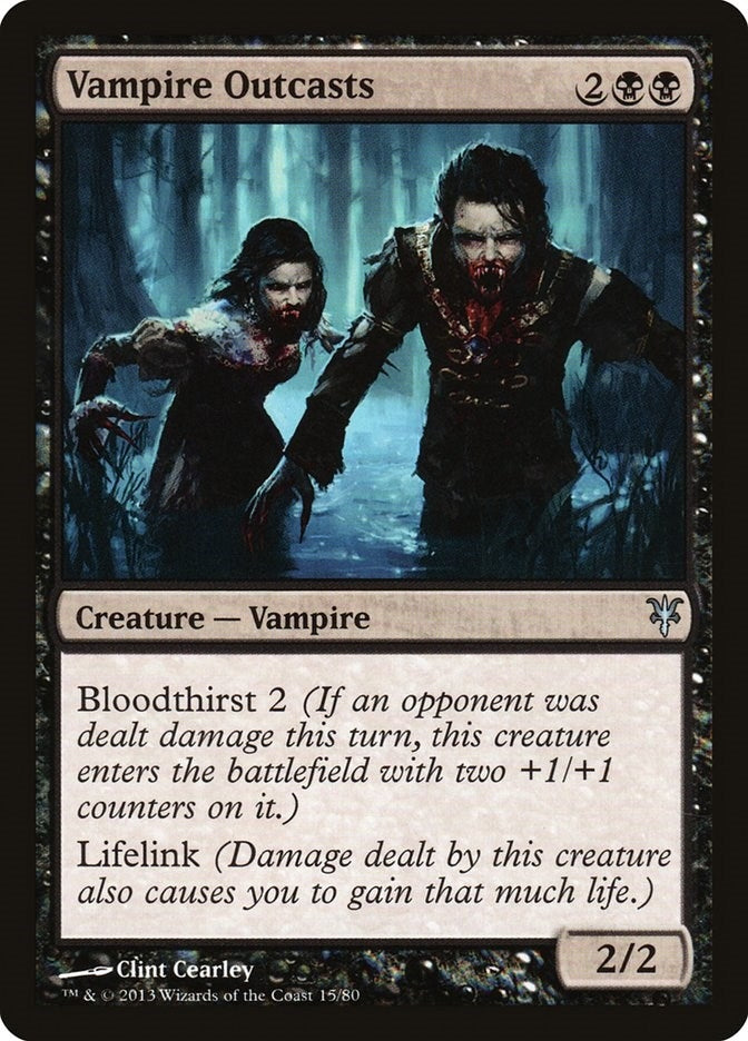 Vampire Outcasts (15) [DDK] - MTG Single
