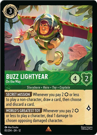 Image for Buzz Lightyear - On the Way (85/204) (Wilds Unknown) - Disney Lorcana
