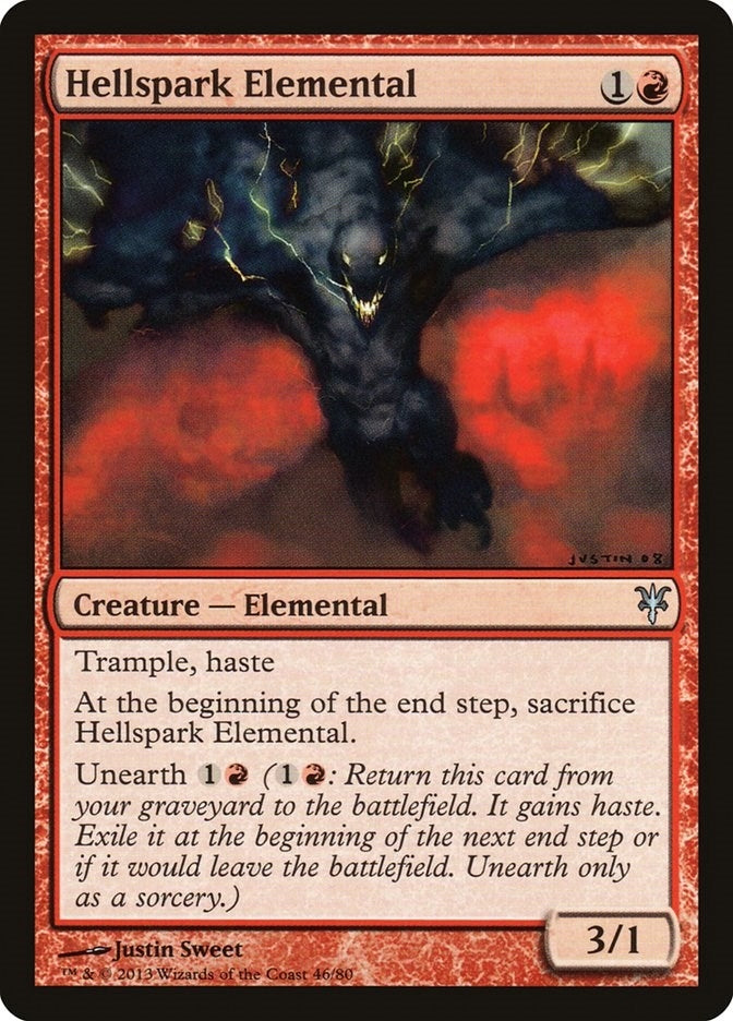 Hellspark Elemental (46) [DDK] - MTG Single