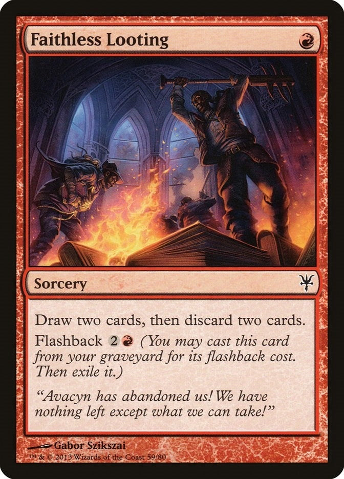 Faithless Looting (59) [DDK] - MTG Single