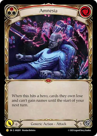 Image for Amnesia (Red) (ANQ011) (ANQ011) (Compendium of Rathe - Antiquity Pack) - Flesh and Blood TCG