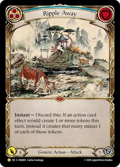 Image for Ripple Away (Blue) (ANQ014) (ANQ014) (Compendium of Rathe - Antiquity Pack) - Flesh and Blood TCG