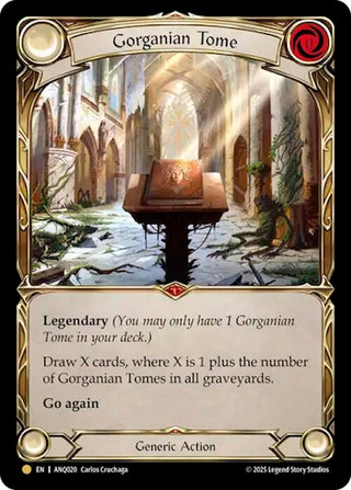 Image for Gorganian Tome (ANQ020) (ANQ020) (Compendium of Rathe - Antiquity Pack) - Flesh and Blood TCG