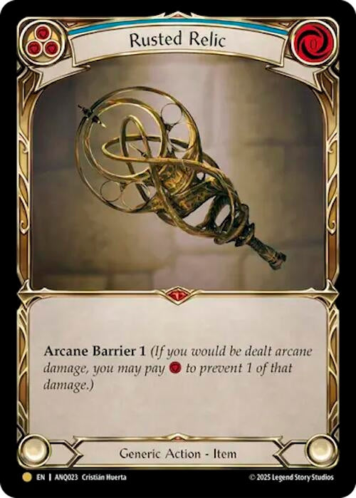 Image for Rusted Relic (Blue) (ANQ023) (ANQ023) (Compendium of Rathe - Antiquity Pack) - Flesh and Blood TCG