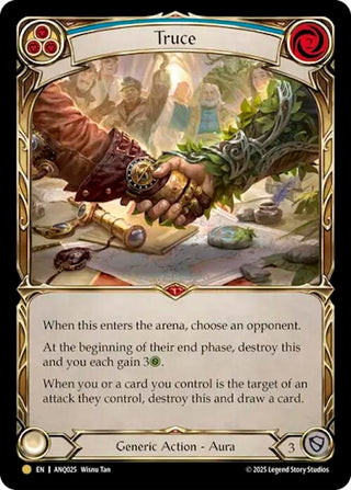 Image for Truce (Blue) (ANQ025) (ANQ025) (Compendium of Rathe - Antiquity Pack) - Flesh and Blood TCG