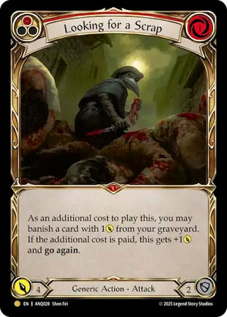 Image for Looking For A Scrap (Red) (ANQ028) (ANQ028) (Compendium of Rathe - Antiquity Pack) - Flesh and Blood TCG