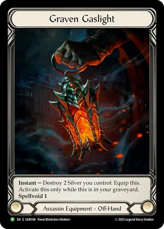 Image for Graven Gaslight (GEM106) (GEM Pack 4) - Flesh and Blood TCG