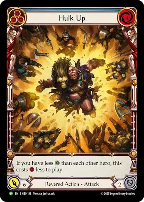 Image for Hulk Up (GEM138) (GEM Pack 4) - Flesh and Blood TCG