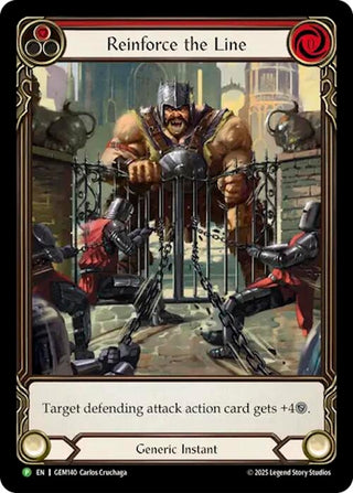 Image for Reinforce the Line (GEM140) (GEM Pack 4) - Flesh and Blood TCG