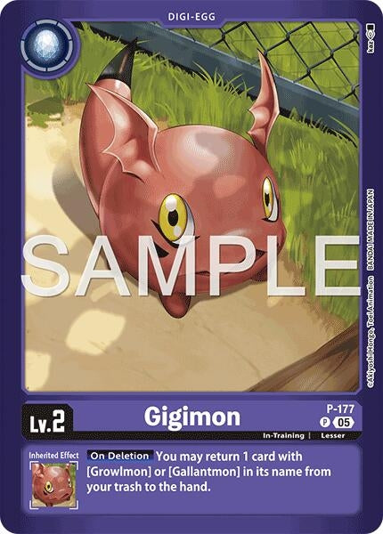 Image for Gigimon (P-177 P) (Limited Card Pack -Another Knight-) - Digimon Card Game