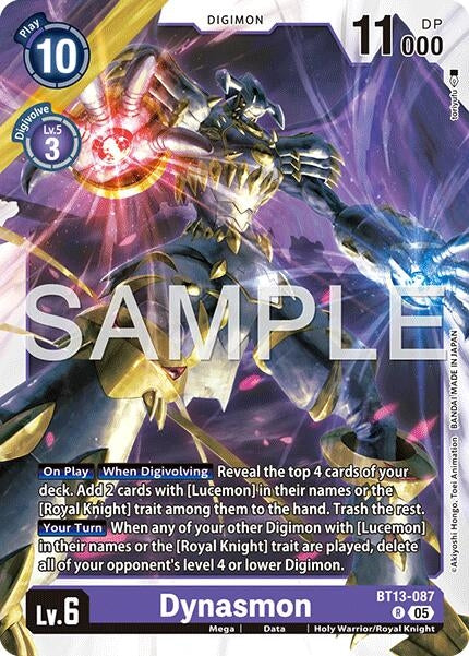 Image for Dynasmon - BT13-087 (Reprint) (BT13-087 R) (Advanced Booster Digimon Generation) - Digimon Card Game