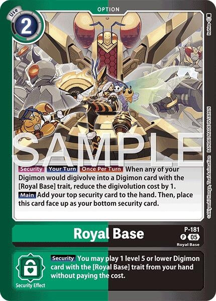 Image for Royal Base (P-181 P) (Limited Card Pack -Another Knight-) - Digimon Card Game