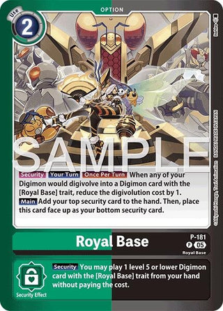 Image for Royal Base (P-181 P) (Limited Card Pack -Another Knight-) - Digimon Card Game