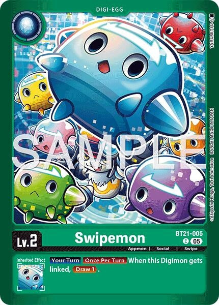 Image for Swipemon (BT21-005 C) (Limited Card Pack -Another Knight-) - Digimon Card Game