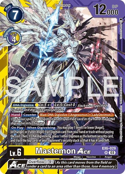 Image for Mastemon ACE (EX6-029 SR) (Limited Card Pack -Another Knight-) - Digimon Card Game