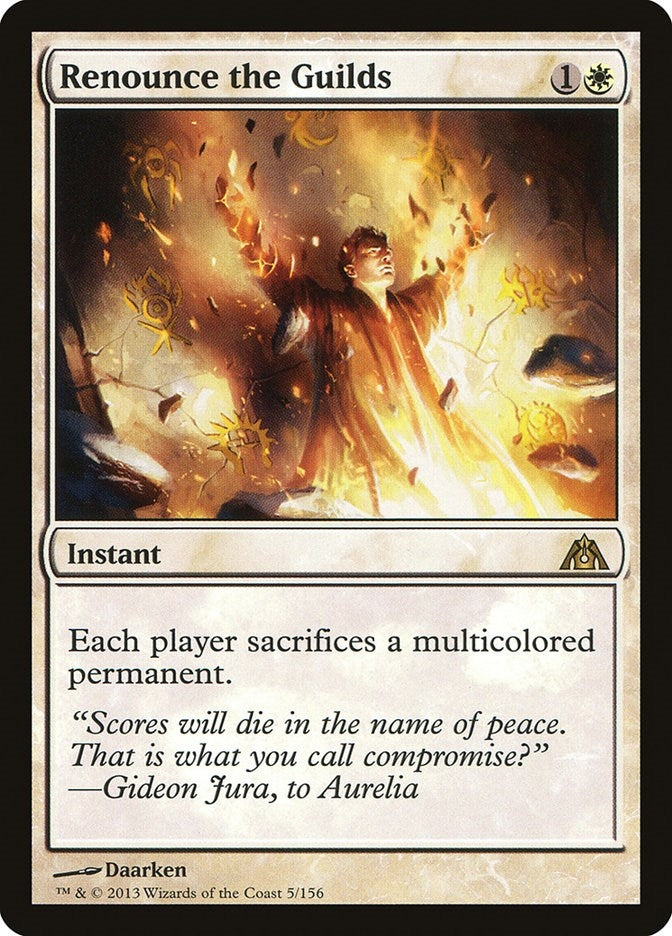 Renounce the Guilds (5) [DGM] - MTG Single