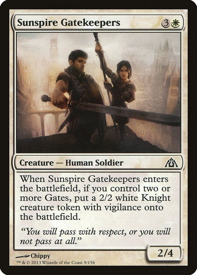 Sunspire Gatekeepers (9) [DGM] - MTG Single