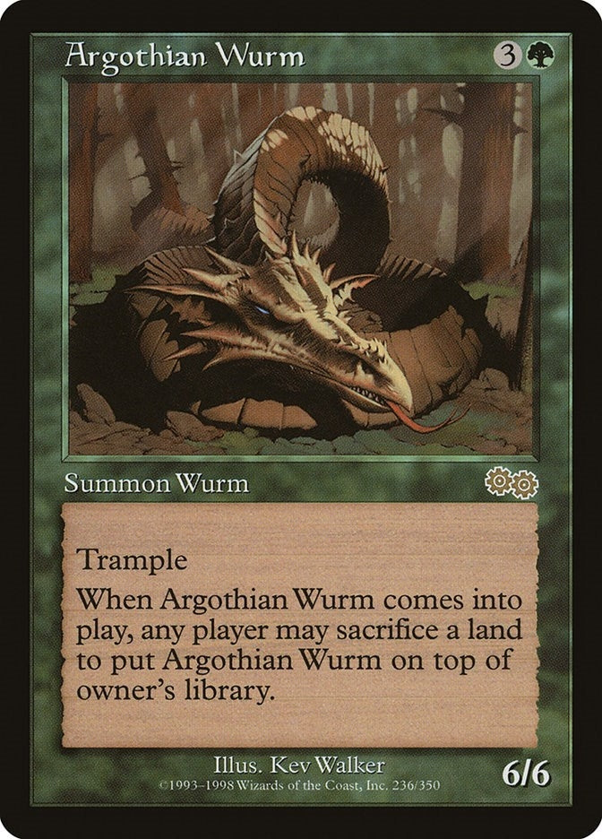 Argothian Wurm (236) [USG] - MTG Single