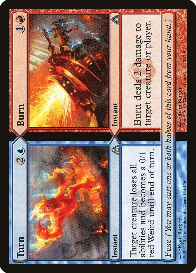 Turn // Burn (134) [DGM] - MTG Single