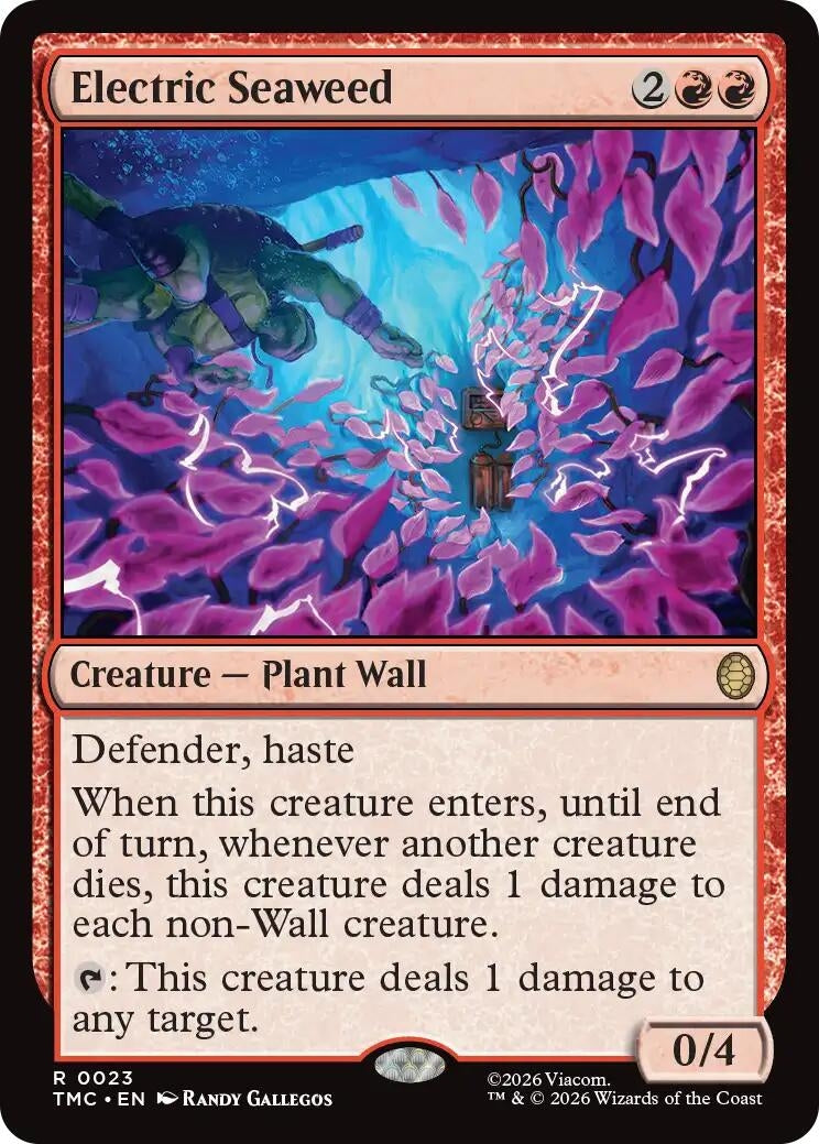 Image for Electric Seaweed (23) (Teenage Mutant Ninja Turtles) - Magic: The Gathering