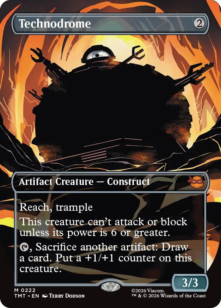 Image for Technodrome (Borderless) (222) (Teenage Mutant Ninja Turtles) - Magic: The Gathering