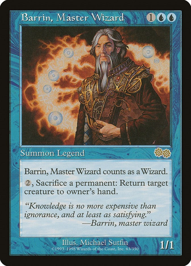 Barrin Master Wizard (63) [USG] - MTG Single