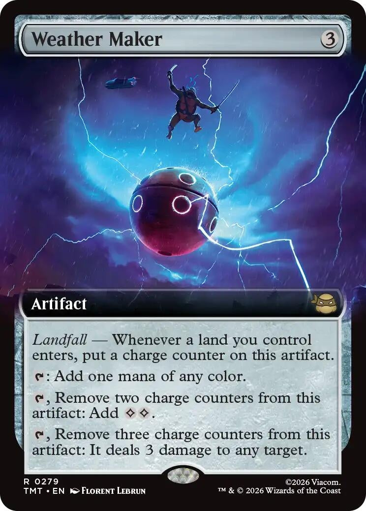 Image for Weather Maker (Extended Art) (279) (Teenage Mutant Ninja Turtles) - Magic: The Gathering
